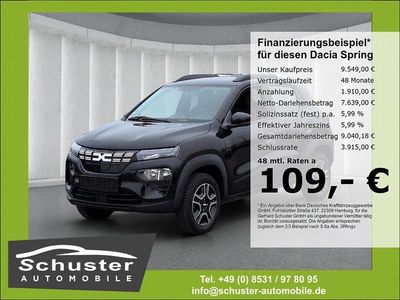 Schwarz Gebraucht 2022 Dacia Spring Essentiel Kleinwagen | 9.549 € (Guter Preis)