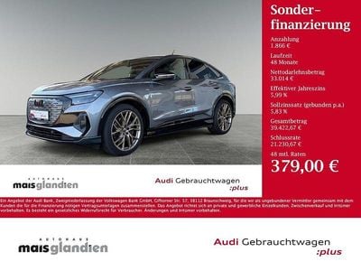 Gebraucht Audi Q4 Sportback e-tron Ambiente 219 kW (299 PS) 2022 Taifungrau metallic SUV