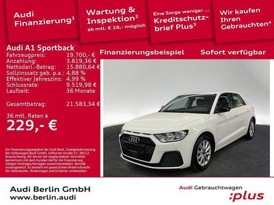 Cortinaweiß Gebraucht 2022 Audi A1 Sportback Kleinwagen | 19.700 € (Guter Preis)