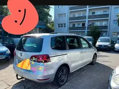 Gebraucht VW Sharan Trendline 116 PS (85 kW) 2017 Silber Van / Kleinbus
