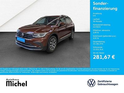 Braun Gebraucht 2020 VW Tiguan Life SUV | 22.930 € (Fairer Preis)
