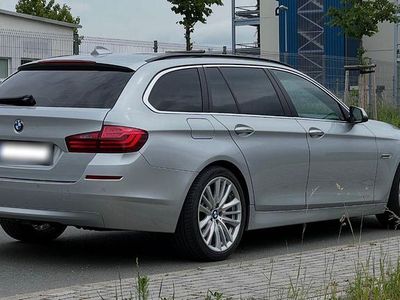 Occasion BMW 518 Luxury Line 190 PK (139 kW) 2014 Zilver Stationwagen