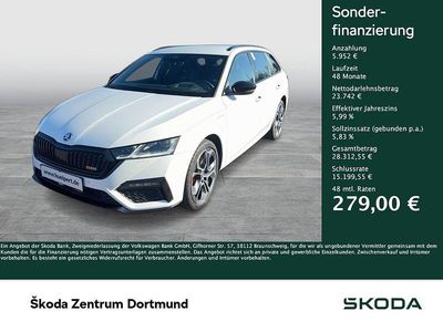 Gebraucht Skoda Octavia RS 245 PS (180 kW) 2022 Weiß Kombi