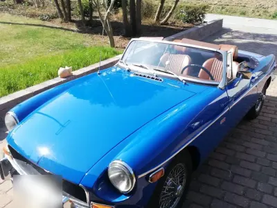 Occasion MG B 95 ch (69 kW) 1972 Bleue Cabriolet