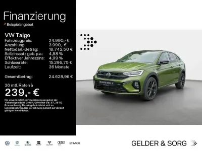 Brugt VW Taigo R-line 150 HK (110 kW) 2022 Grøn SUV