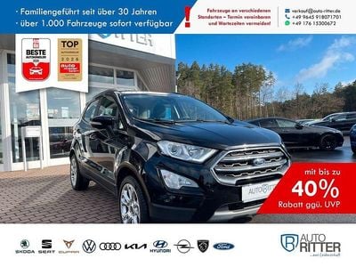 Gebraucht Ford Ecosport Titanium 125 PS (91 kW) 2021 Obsidianschwarz metallic (metallic) SUV