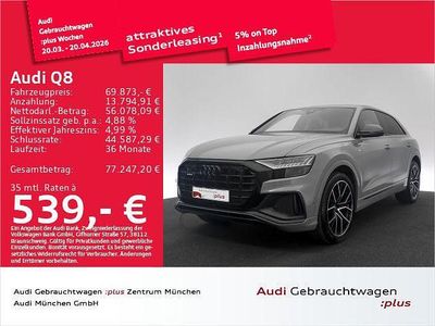 Gebraucht Audi Q8 Competition 286 PS (210 kW) 2023 Nardograu SUV