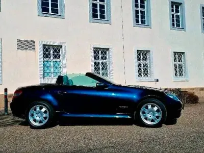 Gebraucht Mercedes SLK200 163 PS (119 kW) 2005 Blau Cabrio