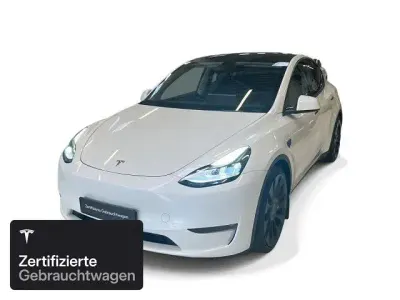 Gebraucht Tesla Model Y Performance 392 kW (533 PS) 2023 Weiß SUV