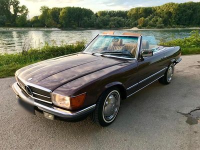 Usata Mercedes SL380 150 CV (110 kW) 1982 Marrone Cabrio