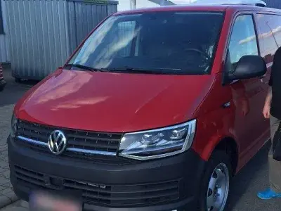 Brugt VW T6 200 HK (147 kW) 2018 Rød Van
