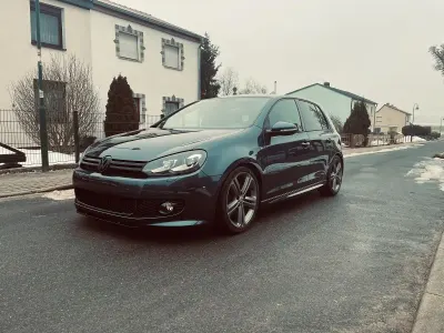 Brugt VW Golf VI R-line 140 HK (102 kW) 2010 Blå Hatchback