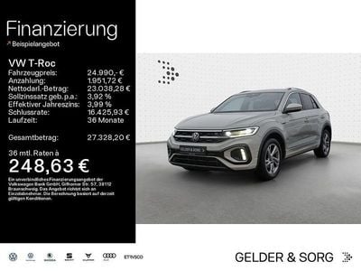 Begagnad VW T-Roc R-line 150 HK (110 kW) 2022 Grå SUV