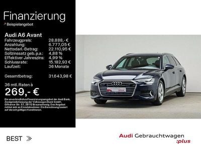 Gebraucht Audi A6 Sport 163 PS (119 kW) 2022 Firmamentblau metallic (metallic) Kombi
