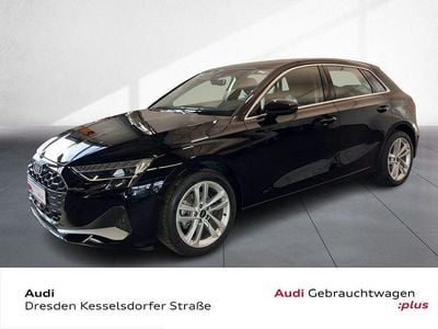 Begagnad Audi A3 Advanced 116 HK (85 kW) 2024 Svart Sedan