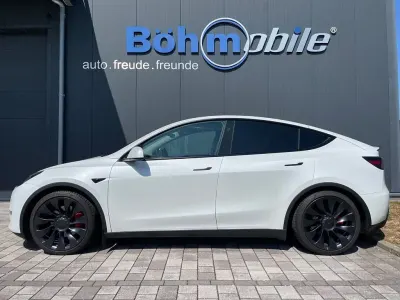 Gebraucht Tesla Model Y Performance 392 kW (534 PS) 2024 Weiß SUV