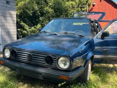 Gebraucht VW Golf II GTD 60 PS (44 kW) 1991 Blau Kleinwagen