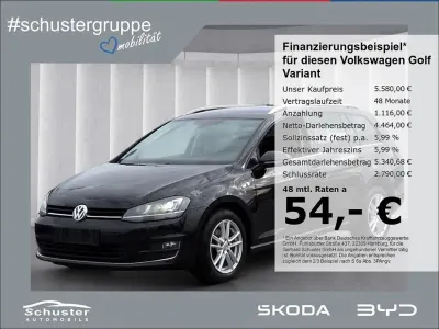 Gebraucht VW Golf VII Highline 150 PS (110 kW) 2013 Schwarz Kombi