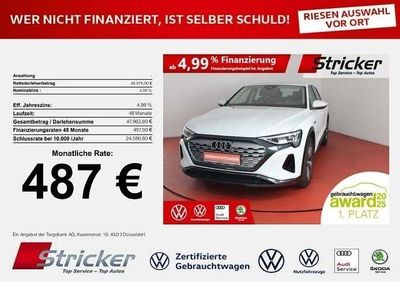 Gebraucht Audi Q8 e-tron Advanced Plus 250 kW (340 PS) 2023 Weiß SUV