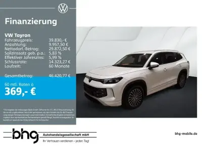 Gebraucht VW Tayron Elegance 204 PS (150 kW) 2025 Oryxweiß perlmutteffekt SUV