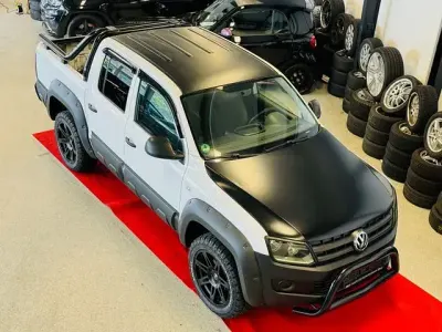 Second-hand VW Amarok 140 CP (102 kW) 2013 Alb Pickup