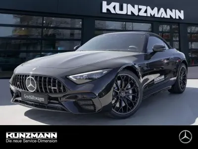 Gebraucht Mercedes SL43 AMG AMG 421 PS (309 kW) 2026 Obsidianschwarz metallic Cabrio