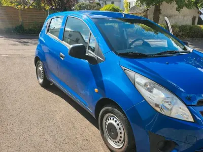 Brugt Chevrolet Spark 70 HK (51 kW) 2010 Blå Hatchback