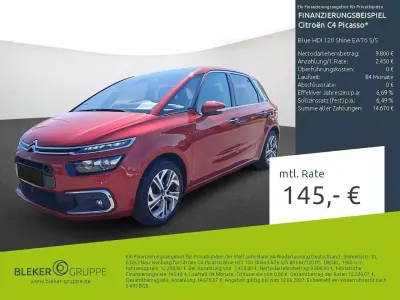 Gebraucht Citroën C4 Picasso Shine 120 PS (88 kW) 2017 Rot Van / Kleinbus