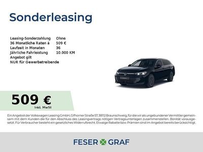 Neu VW Passat Elegance 150 PS (110 kW) 2026 Schwarz Kombi