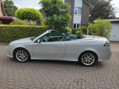 Usata Saab 9-3 Cabriolet Vector 179 CV (131 kW) 2008 Argento Cabrio