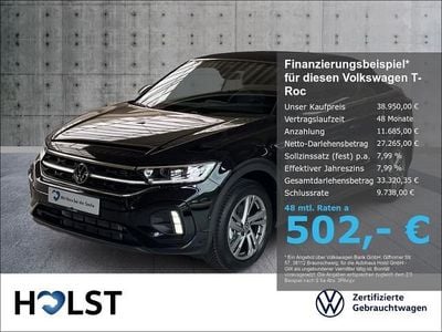 Schwarz Neu 2025 VW T-Roc Cabriolet R-line Cabrio | 38.950 € (Superpreis)