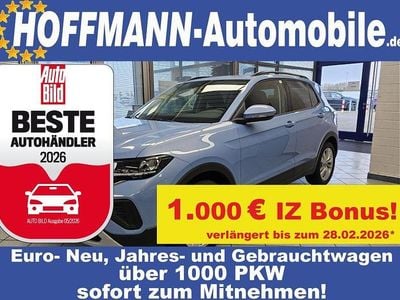 Blau Neu 2025 VW T-Cross Life SUV | 25.650 € (Guter Preis)