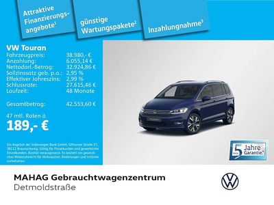 Atlantik blue metallic Gebraucht 2025 VW Touran Highline Van / Kleinbus | 38.980 € (Etwas zu teuer)
