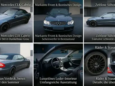 Brugt Mercedes CLK280 231 HK (169 kW) 2007 Andere farben Cabriolet