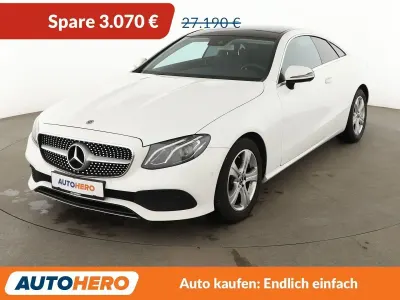 Gebraucht Mercedes E200 Avantgarde 184 PS (135 kW) 2018 Weiß Coupé