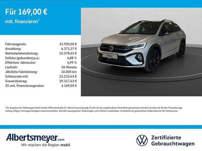 Nuova VW Taigo R-line 116 CV (85 kW) 2026 Argento SUV