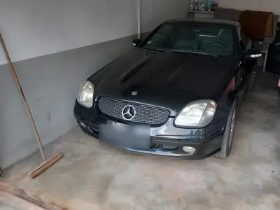 Gebraucht Mercedes SLK320 218 PS (160 kW) 2000 Schwarz Cabrio