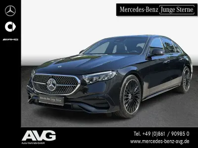 Gebraucht Mercedes E220 AMG 197 PS (144 kW) 2025 Lack obsidianschwarz Limousine