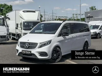 Gebraucht Mercedes V250 AMG 190 PS (139 kW) 2021 Bergkristallweiß metallic Van / Kleinbus