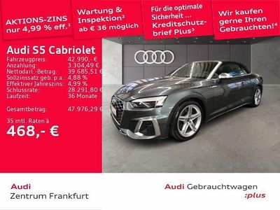 Gebraucht Audi S5 Cabriolet Ambiente 354 PS (260 kW) 2021 Daytonagrau perleffekt Cabrio