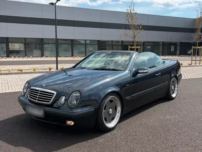 Usata Mercedes CLK230 193 CV (141 kW) 1998 Verde Cabrio