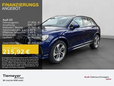 Blau Gebraucht 2025 Audi Q3 S-Line SUV | 37.950 € (Guter Preis)