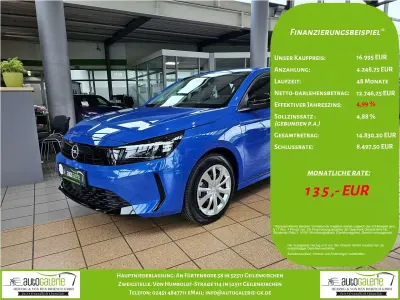 Nowe Opel Corsa Edition 101 KM (74 kW) 2025 Niebieski Hatchback