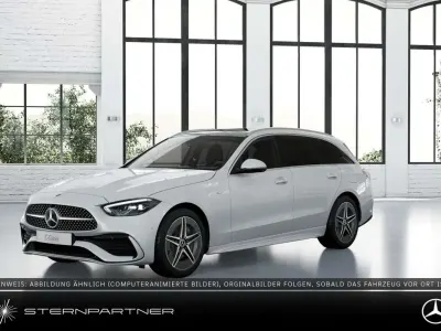 Brugt Mercedes C300e AMG 204 HK (150 kW) 2025 Hvid Stationcar