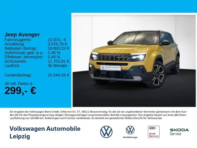 Gebraucht Jeep Avenger Summit 101 PS (74 kW) 2025 Gelb SUV