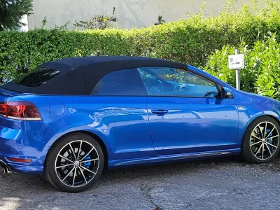 Gebraucht VW Golf Cabriolet R 310 PS (228 kW) 2015 Blau Cabrio