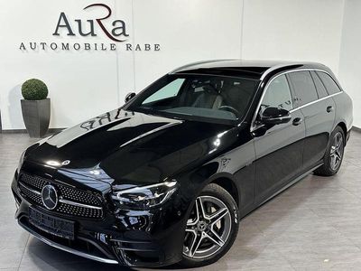 Schwarz Gebraucht 2021 Mercedes E300 AMG line Limousine | 30.989 € (Fairer Preis)