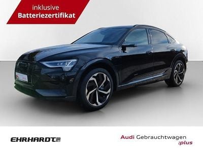 Gebraucht Audi e-tron Sportback Advanced 300 kW (408 PS) 2022 Schwarz SUV
