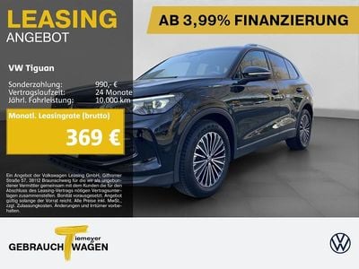 Gebraucht VW Tiguan Goal 150 PS (110 kW) 2025 Schwarz SUV