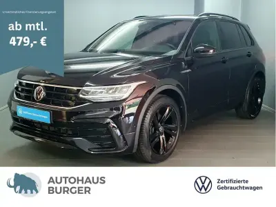 Gebraucht VW Tiguan R-line 150 PS (110 kW) 2024 Schwarz SUV